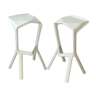Pair of Miura bar stools by Konstantin Grcic for Plank, 2005.