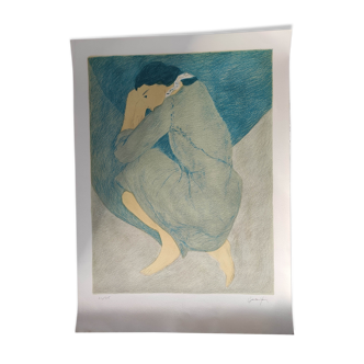 Original handsigned lithograph by Pierre Boncompain