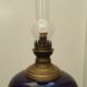 Oil lamp tank in blue of Sévres