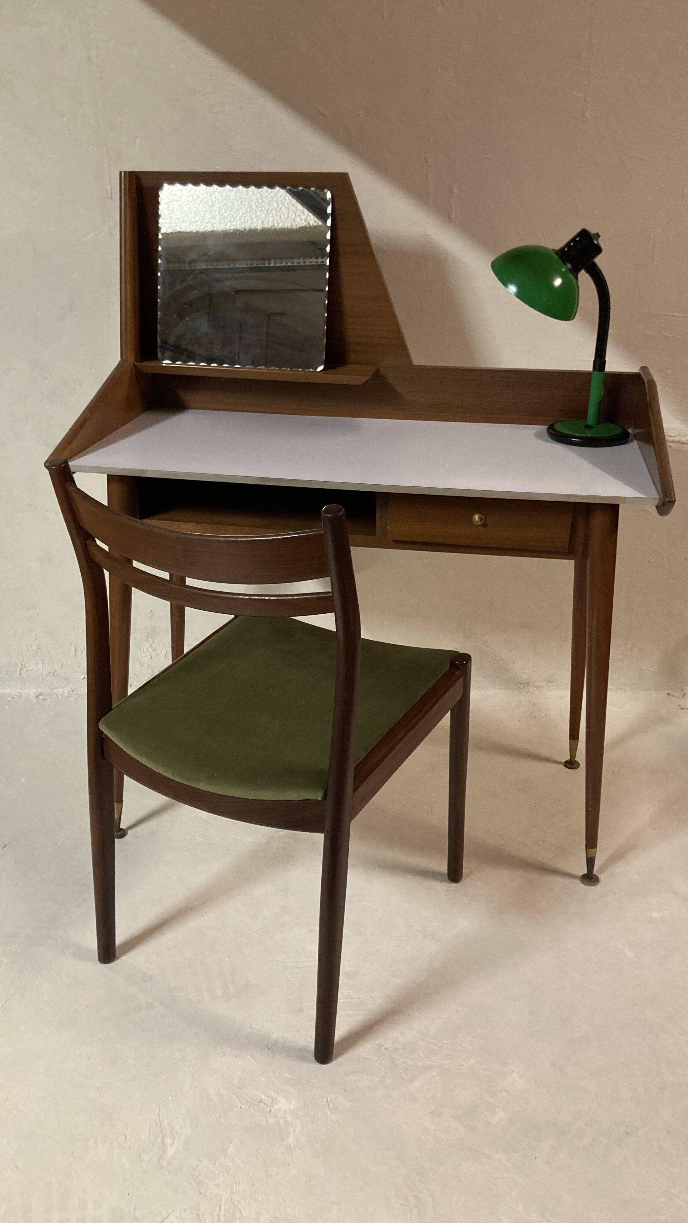 Vintage Scandinavian design teak dressing table - 1960s