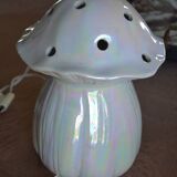 Iridescent ceramic night light for children, Italian.