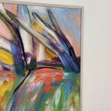 Swedish Oil on Canvas – “komposition” by Peter Trosell – 2006