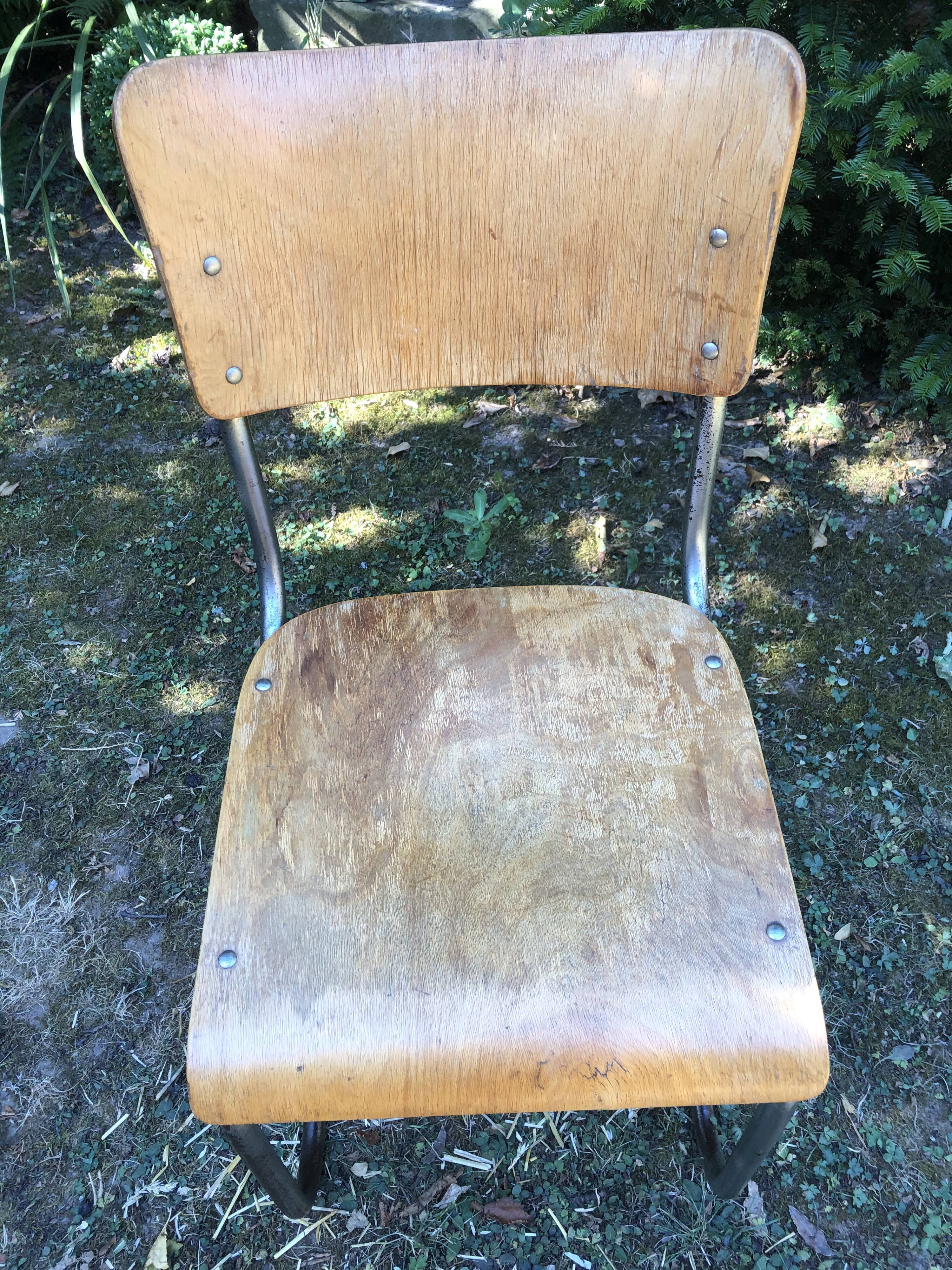 Modernist S43 chair by Mart Stam Bauhaus circa 1930