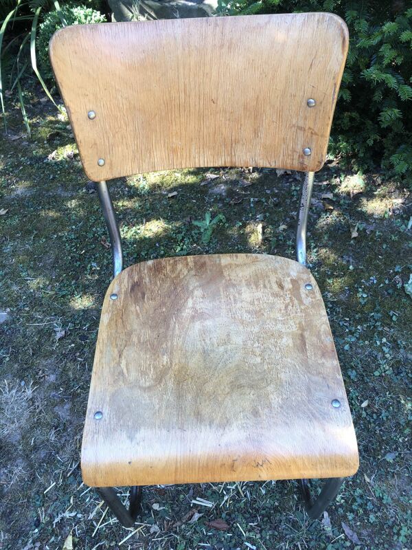 Chaise moderniste S43 de Mart Stam Bauhaus vers 1930