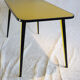 Lase wood side table