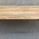 Wooden coffee table with pin legs