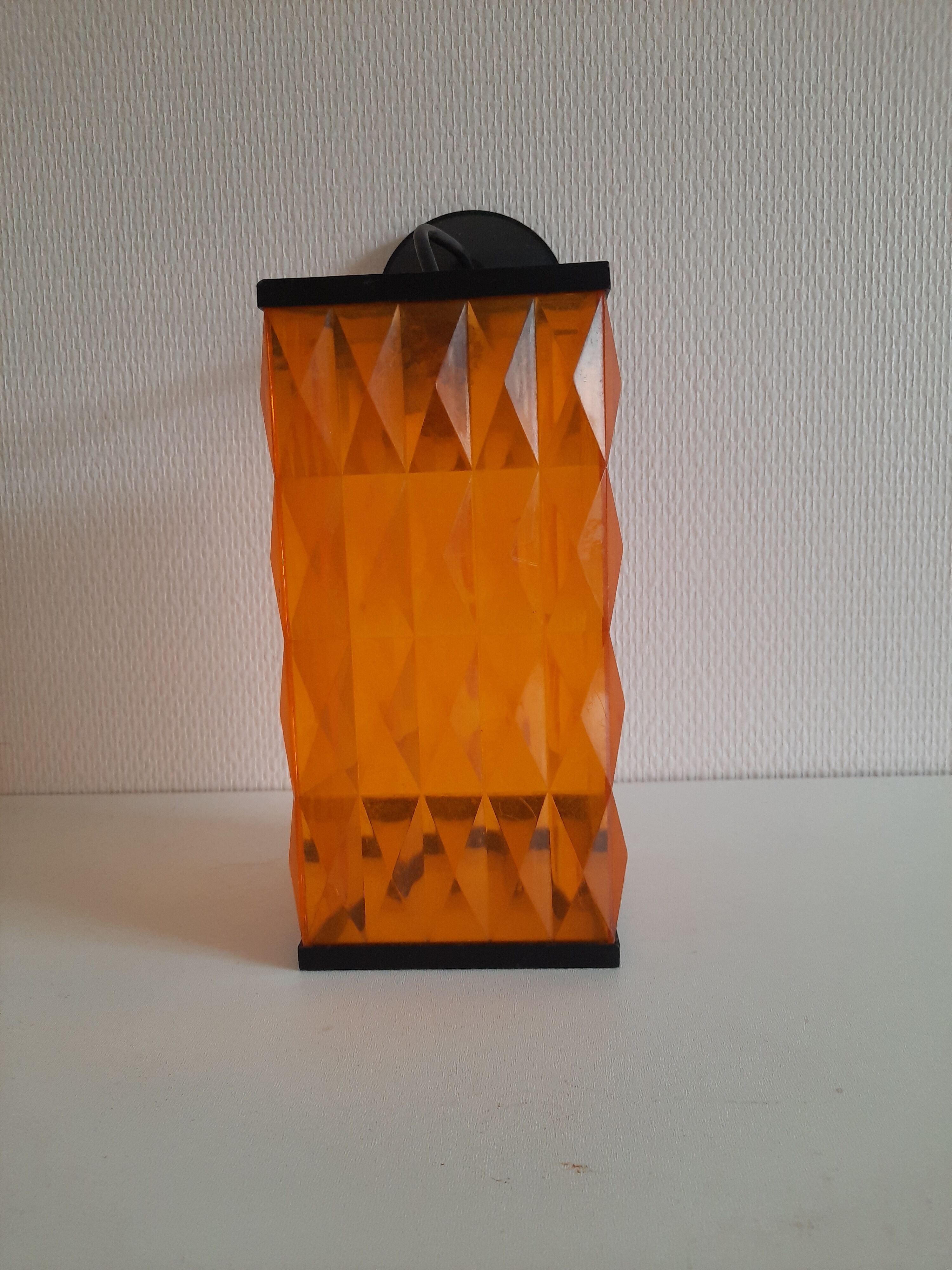 Vintage orange hanging 70s