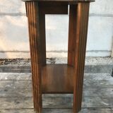 Ancienne table d’appointart deco bois vintage