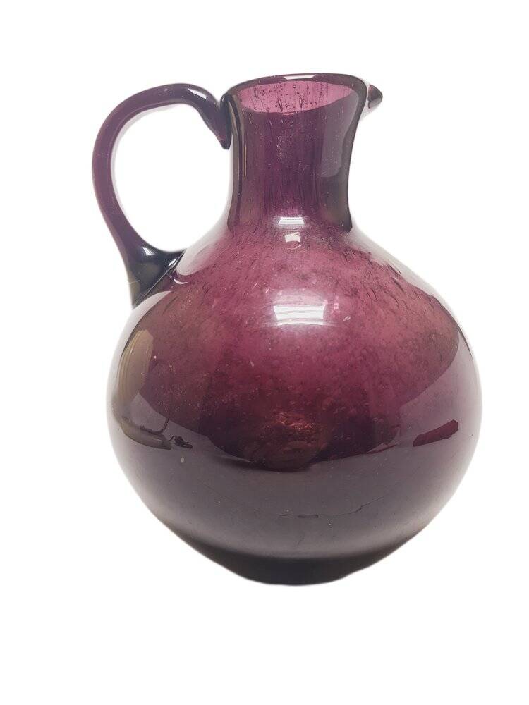 Vintage Polish jug by Zbigniew Horbowy for Sudety Glassworks, 1970s