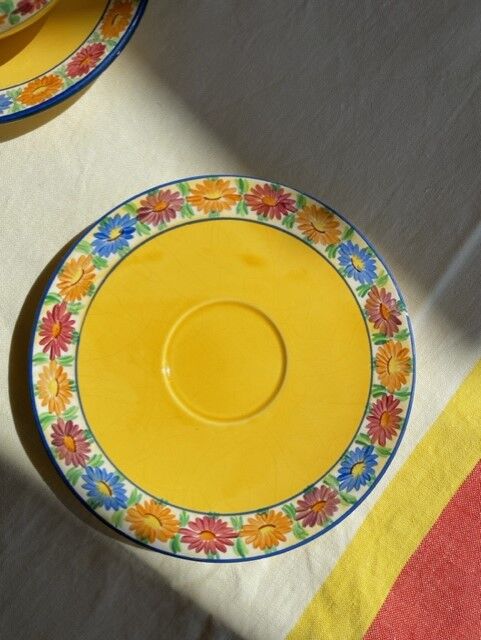 Lunches or chocolate cups, antique, earthenware from Provence