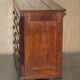 Georgian oak commode with a folding top, English, 18th century.