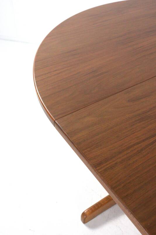 Round extendable dining table 2x 'Vienna' Thonet - mid-century modern style