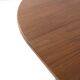 Round extendable dining table 2x 'Vienna' Thonet - mid-century modern style