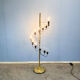 Cascade floor lamp by Star-Leuchten, brass, 1970s