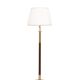 Metalarte Stunning Floor lamp Brass and Mahogany 1960s Spain