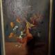 Painting oil on canvas still life bouquet