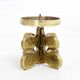 Brutalist bronze candle holder by Guiseppe Gallo 1960