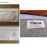 Vintage carpet years 70 brand tisca 200 cm