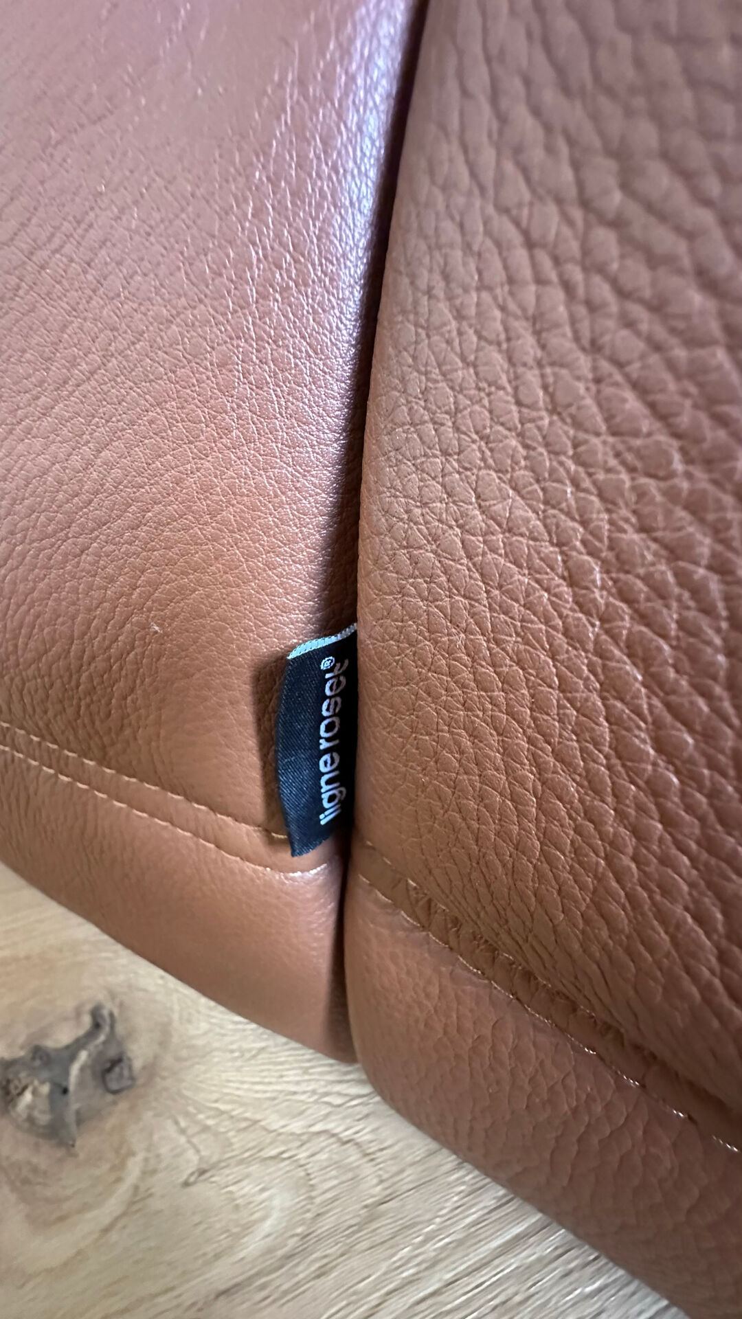 Togo leather sofa Kyoto Gold