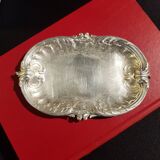 Silver metal tray