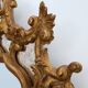 20th century large gilded baroque style mirror by Deknudt, Belgium