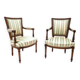 A pair of armchairs, Sweden, circa 1870.