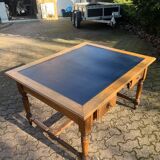 Double-sided desk Napoleon elm wood