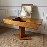 Coiffeuse vintage en chêne