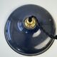 Old industrial enamel suspension night blue