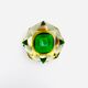 Murano bowl - Flavio Poli - Sommerso - Amber Green - Circa 1960