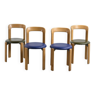 Set of 4 chairs by Bruno Rey, Dietiker Switzerland