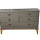 Commode 6 tiroirs Rød Sødgren vert Thisted