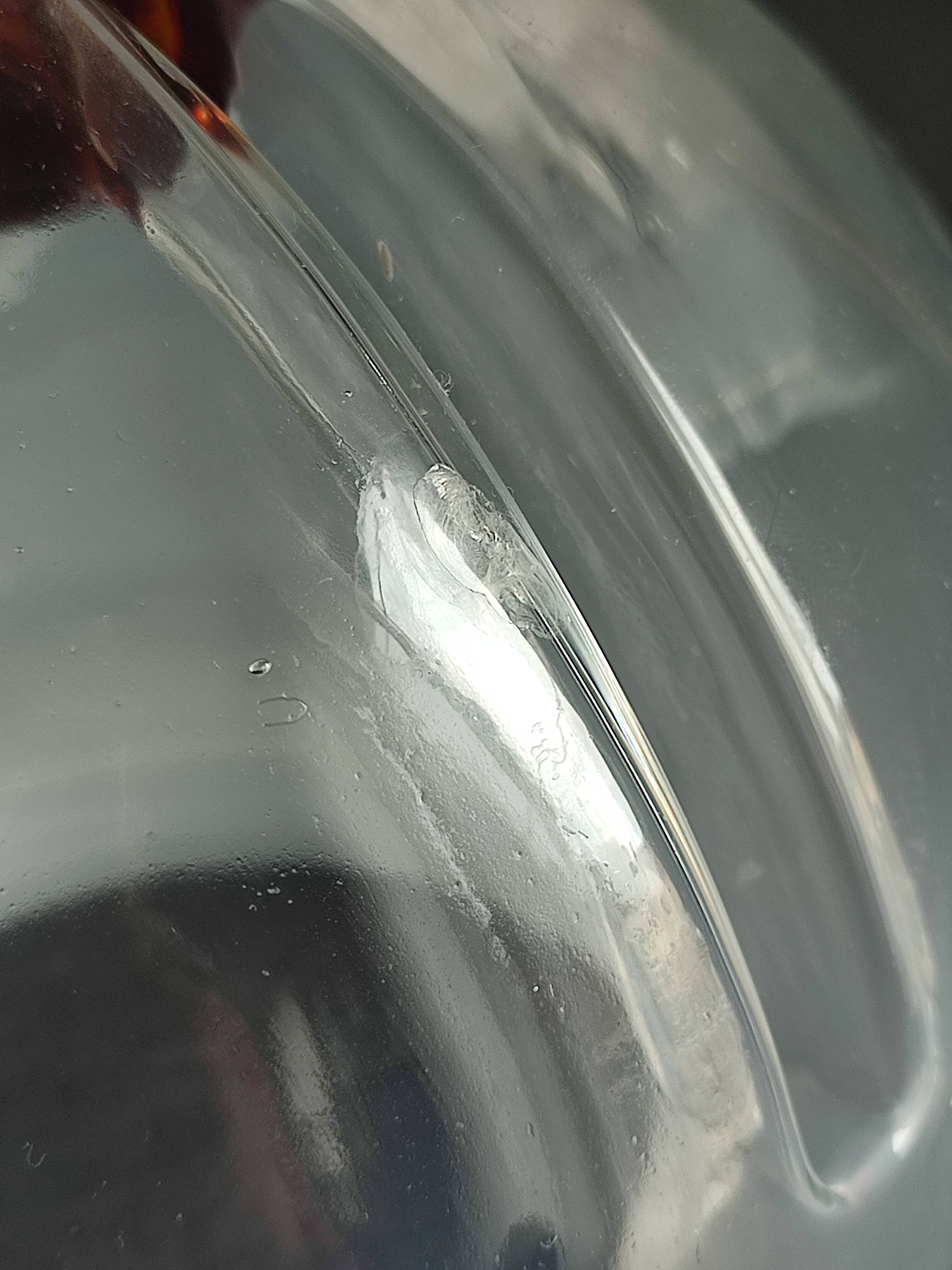 Large vintage Murano glass table lamp