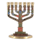 Menorah candlestick with 7 branches in bronze, 1960s