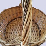 Wicker and vintage rattan basket