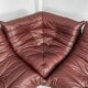 Modern French Togo leather sofa