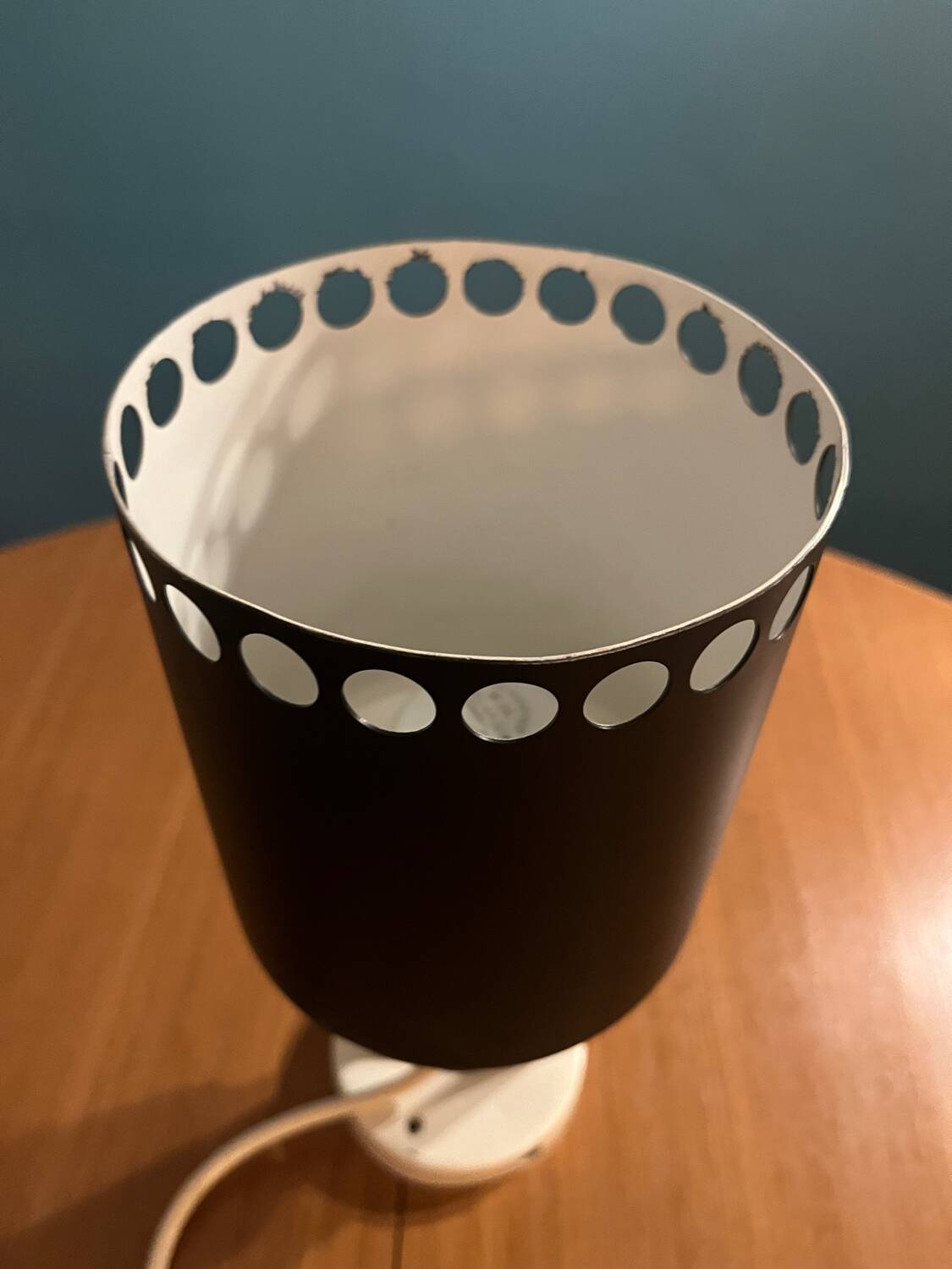 Lita matte black tilting wall light from the 70s/80s