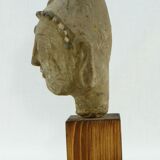 Buddha Head In Cooked Earth, Early 20th Century