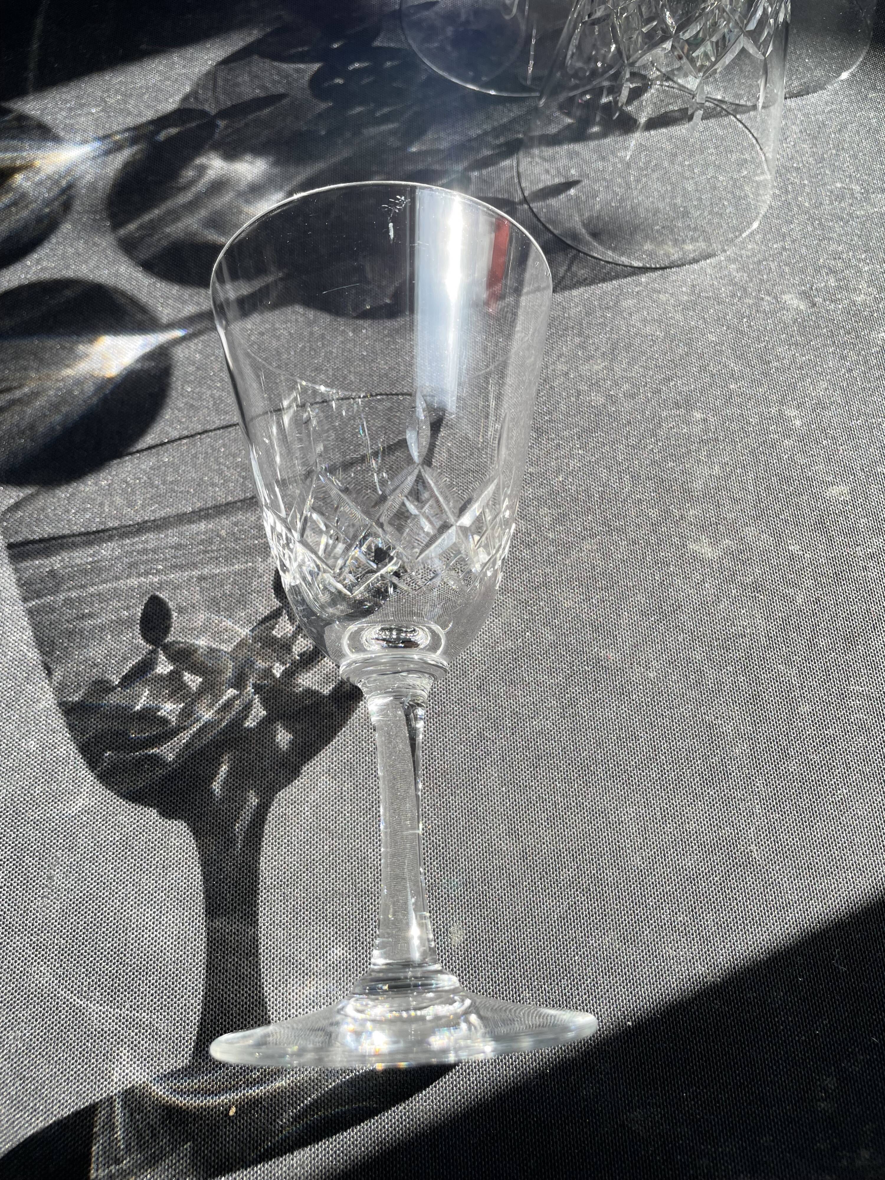 8 wine glasses – Cristallerie de Nancy (1920-1934)