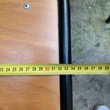 4 black school stools