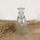 Vintage molded glass decanter