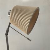 Design articulated lamp in brushed stainless steel