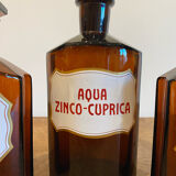 Set of 7 apothecary bottles