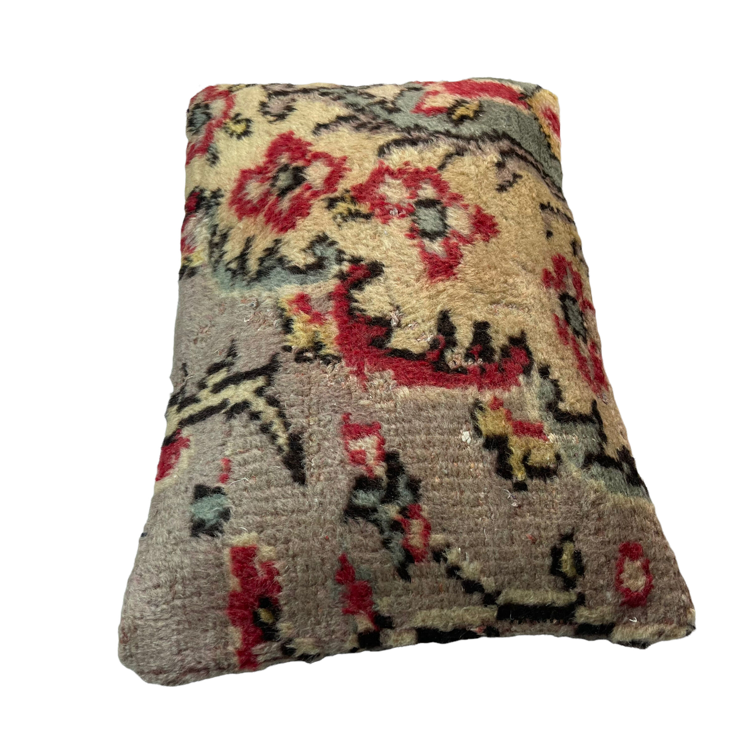 Vintage turkish rug cushion cover, 30 x 50 cm