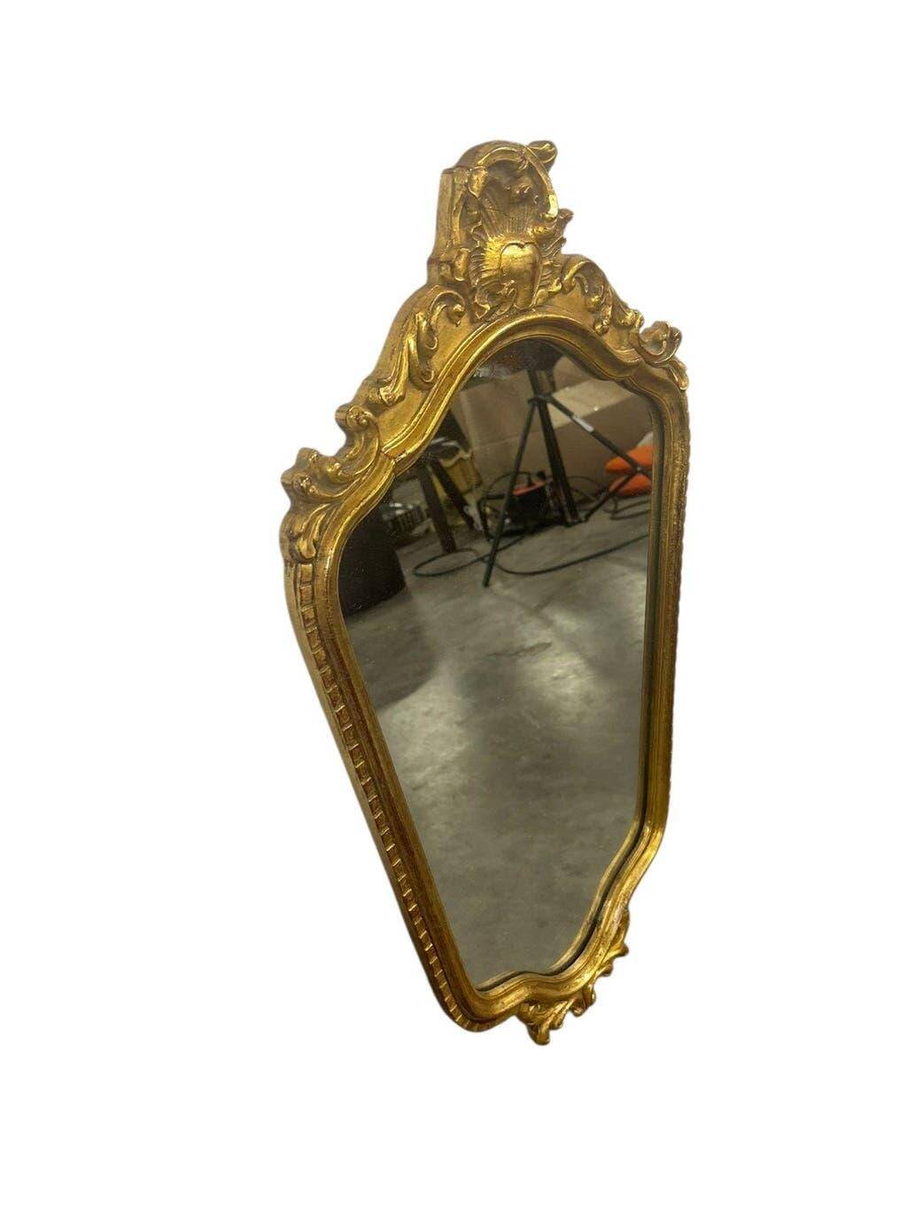 Miroir baroque doré vintage / miroir mural