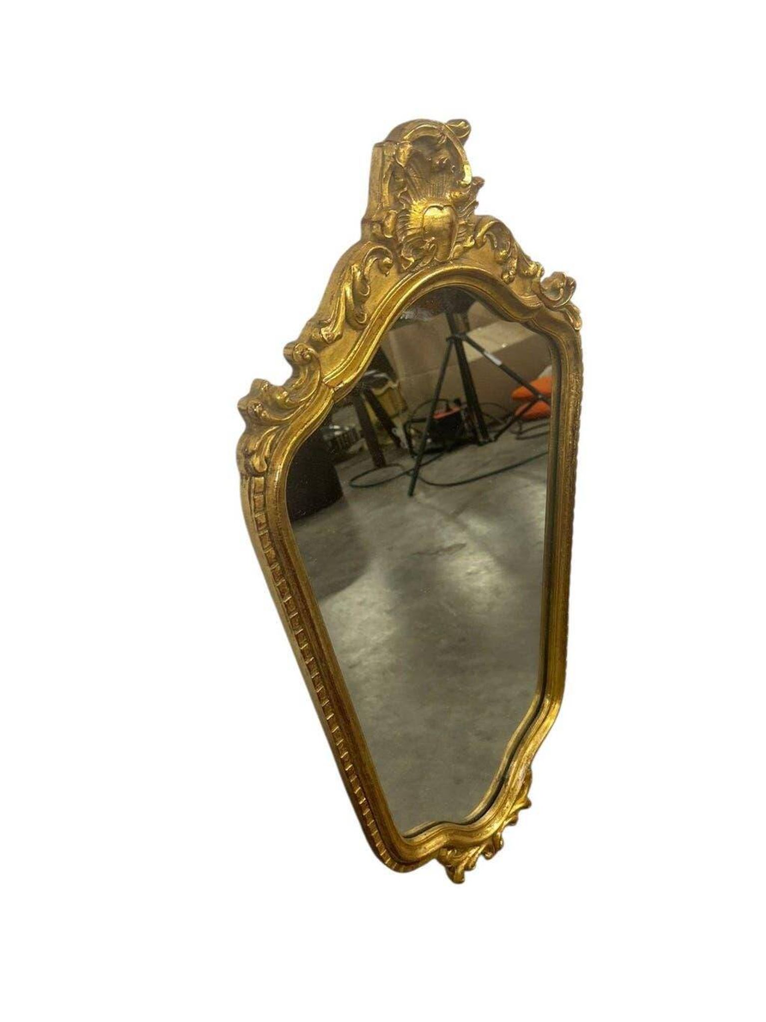 Miroir baroque doré vintage / miroir mural