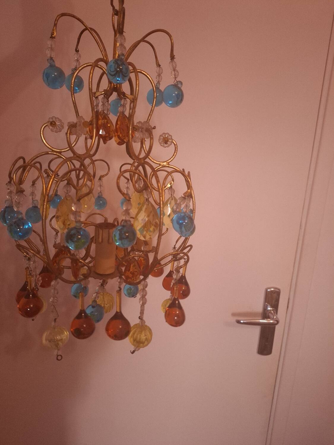Vintage crystal chandelier