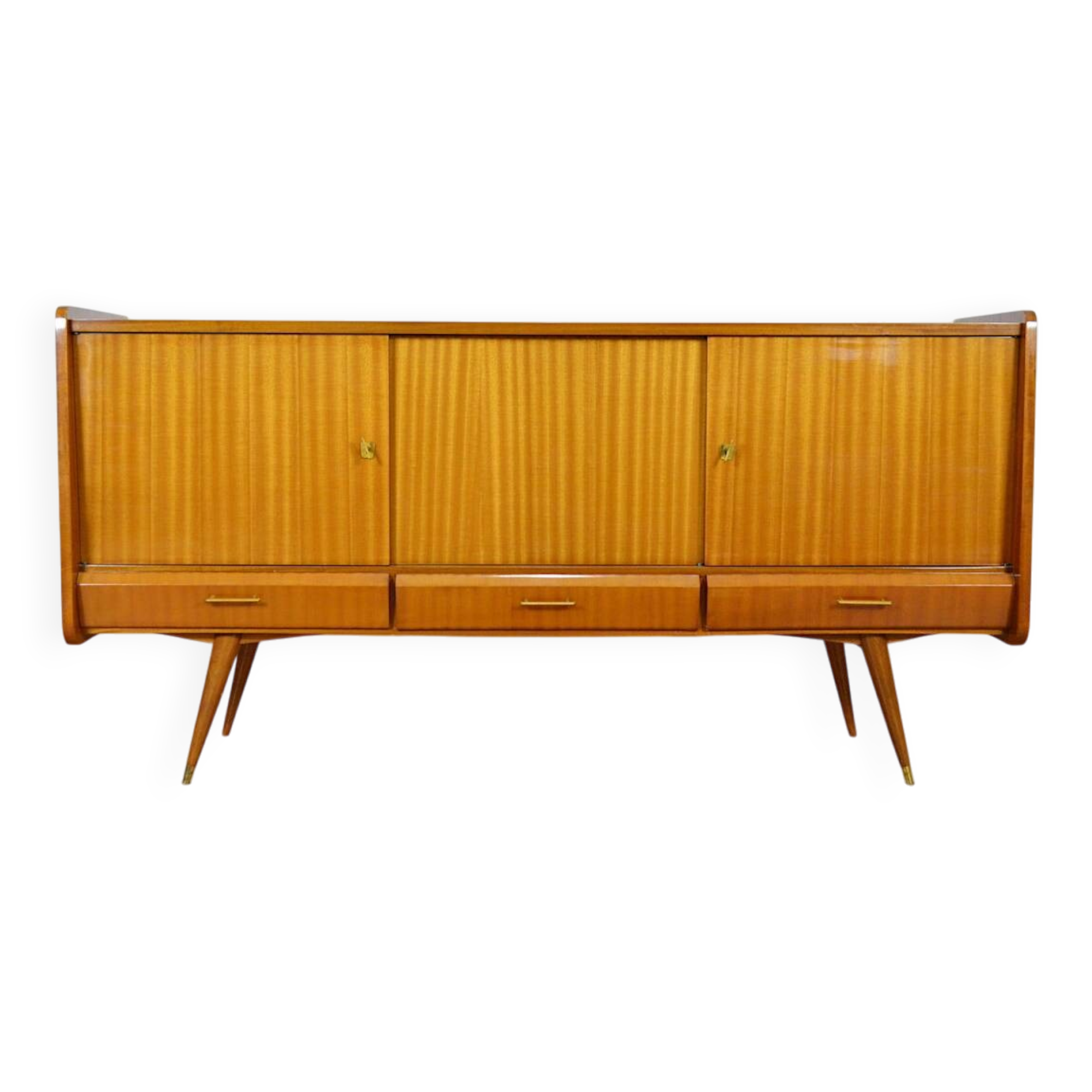 Vintage Mahogany Compass Leg Sideboard 1960