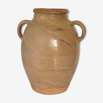 Glazed terracotta winery pot