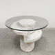 Vintage Mactan stone coffee table Magnussen Ponte 1980